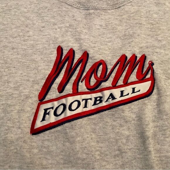 Vintage Football Mom grey crewneck sweatshirt - Picture 5 of 5